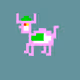 Crypto Bullz Pink with Green Hat
