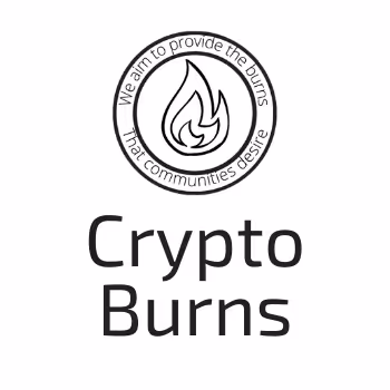 Crypto Burns 3D Logo - old
