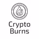 Crypto Burns 3D Logo - old