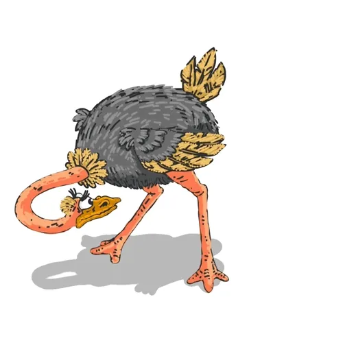 crypto mascot # - old