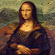 Crypto portrait Mona Lisa - old