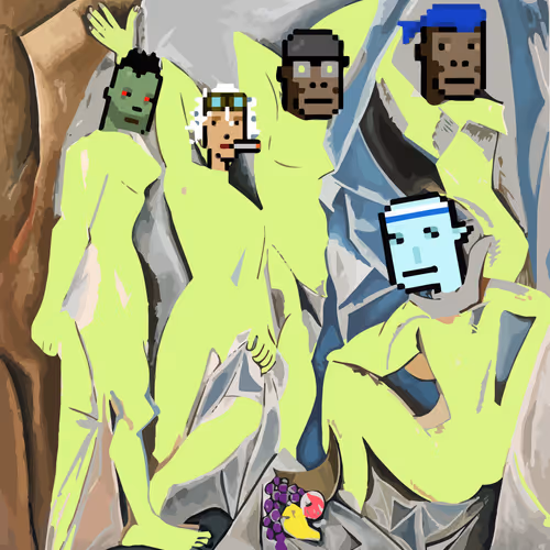 crypto punk and picasso - old
