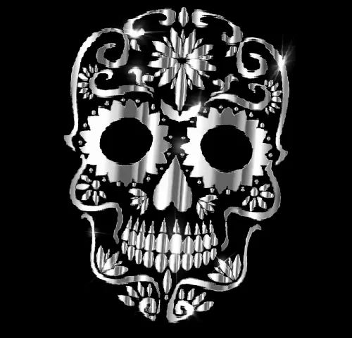 Crypto Sugar Skullz Silver - old