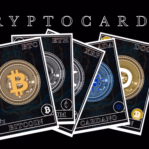 CRYPTO CARDS - PROTOTYPE SET - ART CARDS - old