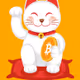 Crypto lucky cat - old - JdEhtDSnbq