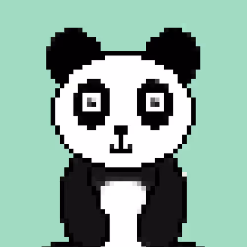 CryptoPanda Pixel Art