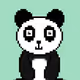 CryptoPanda Pixel Art