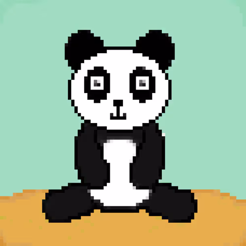CryptoPanda Pixel Art - old