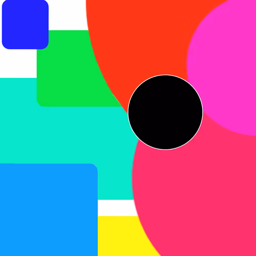 full color abstract