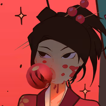 Cute and Blood Anime Girls