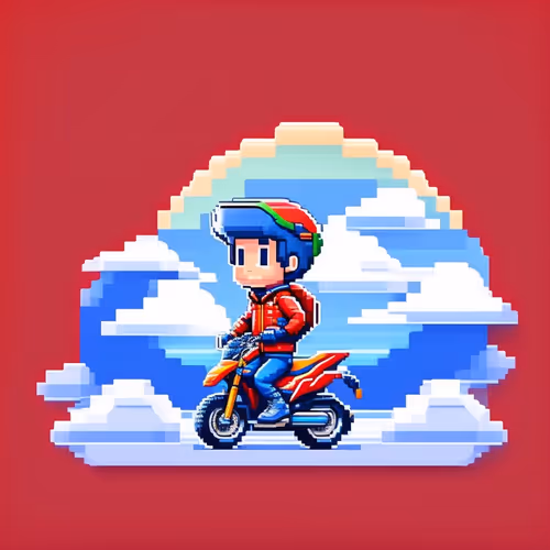 cute boy pixel art