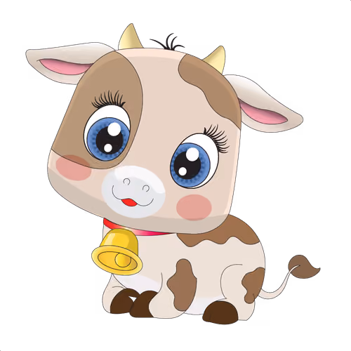Cute cows graphic