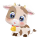 Cute cows graphic