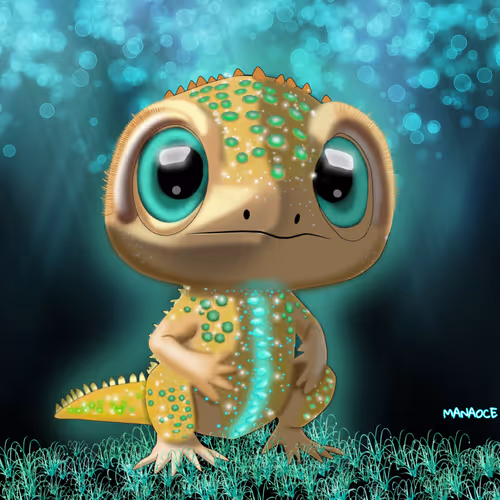 CUTE MONSTERS IN FANTASTIC FOREST