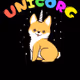 cute unicorn dog