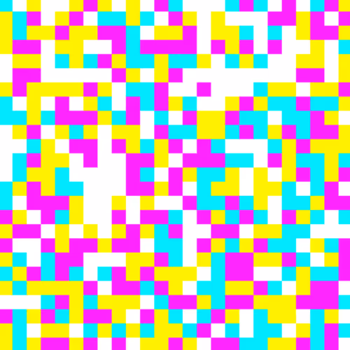 Cyan, Magenta, Yellow, White