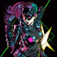 Cyber-Punk Heroine: Neon Shadow