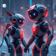 Cyber Robots With Animals