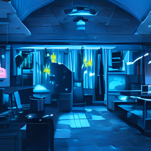 cyberpunk house - old