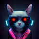 cyberpunk robot cats