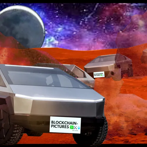 CyberTruck Mars - BlockChainPictures - old - old
