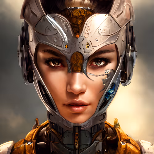 Cyborg fantasy warriors