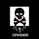 danger skulll - old