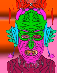 Dangerous Head with the fire.