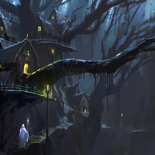 dark elves of sylvan mountain - old