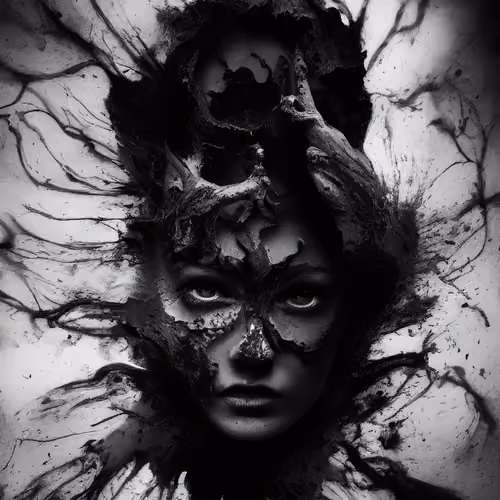 Dark Woman Portrait
