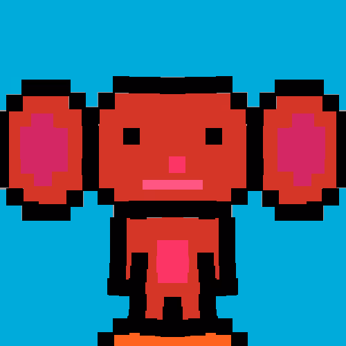 My daughter's pixel drawings