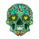 Day of the Dead Skulls Pxiel Art
