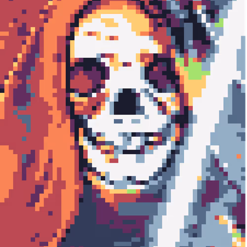 Death Skull Pixel