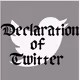 Declaration of Twitter