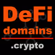 DeFi Domains .crypto