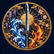 Demon Slayer - Indigo and Gold
