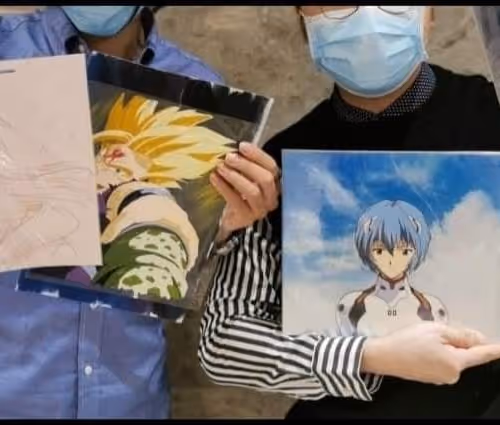 DENiES ANIME ART GEM COLLECTION - PHYSICAL  OFFICIAL HAND-DRAWN ARTWORKS - old