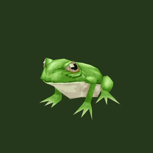 Digi Frog Pixel Art - old