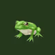 Digi Frog Pixel Art - old