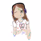 DiGigirl with an Art heart