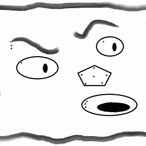 digital art by a 3 year old kid