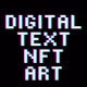 Digital Text NFT Art