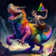 dinosauri colorati!