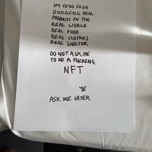 Do Not Ask Me To Do A F***ing NFT - old