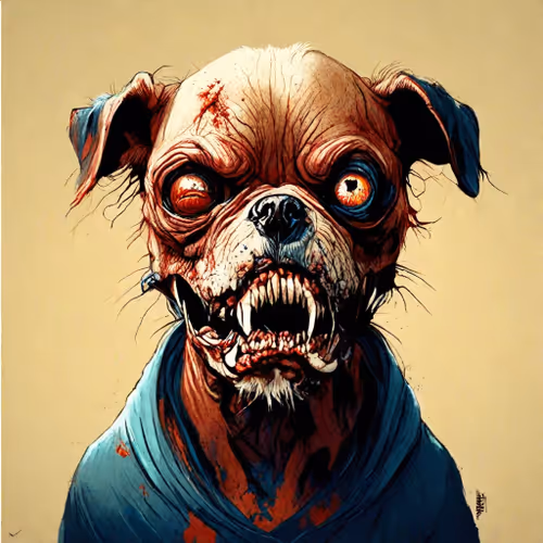 Dog Scary & Disgusting Zombies