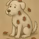 Dog with friends
