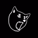 Doge In Black & White