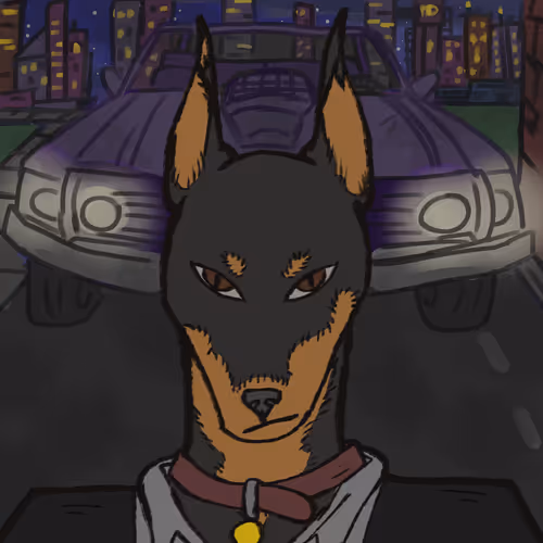 Doghouse Drive Doberman