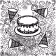 doodle art HAPPY DAY