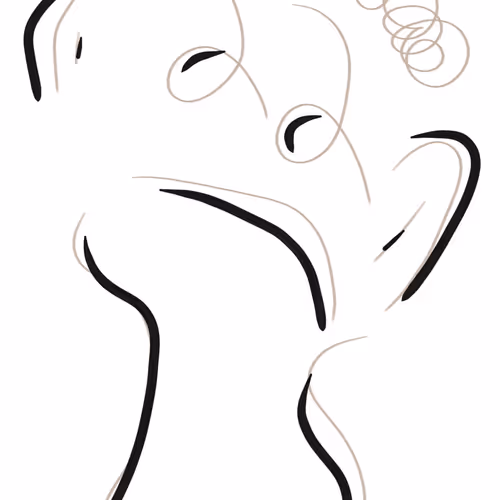 Doodled Numbered eyes